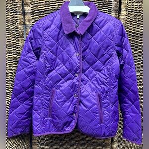 Clover by Bobby Jones Youth‎ Vibrant Purple quilted Jacket, Large